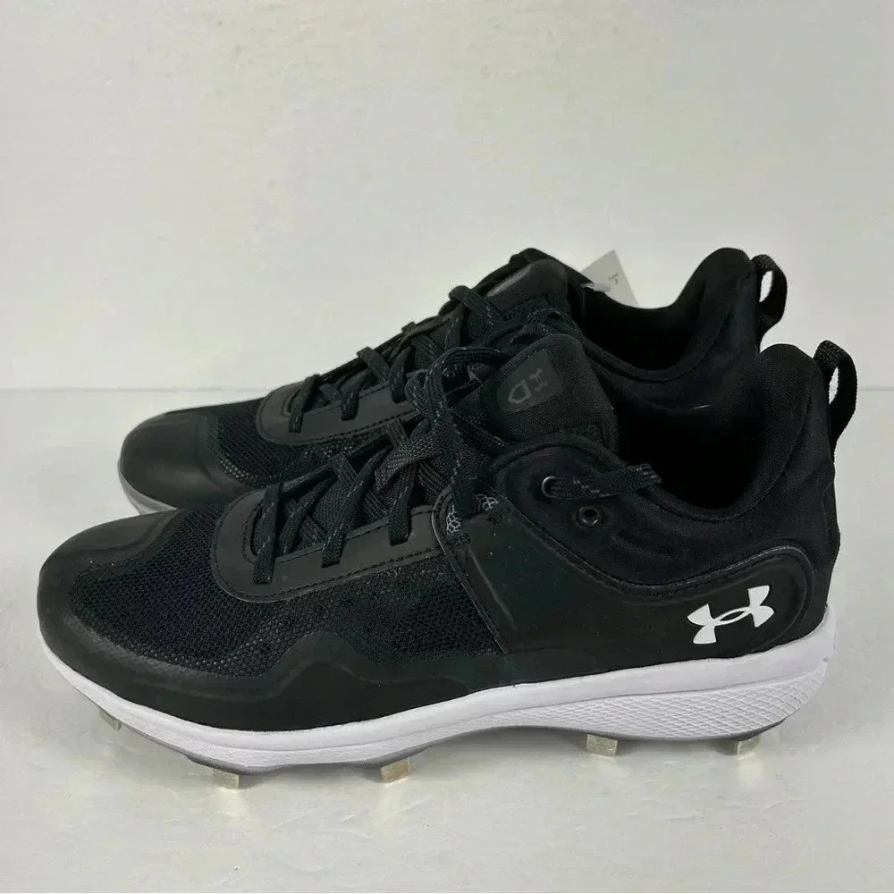 Under Armour Glyde MT Women's Softball Cleats NWT Black White 6.5 Fast